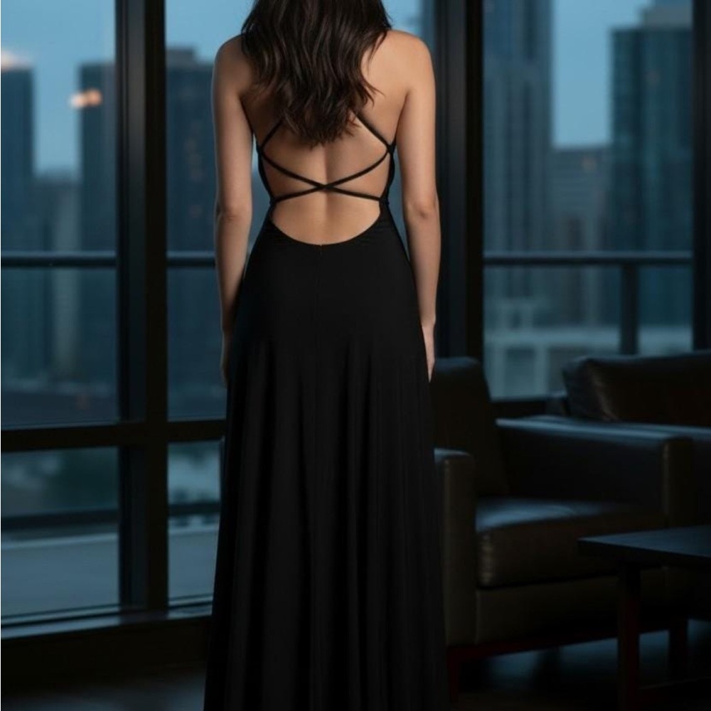 Elegant Black Evening Dress